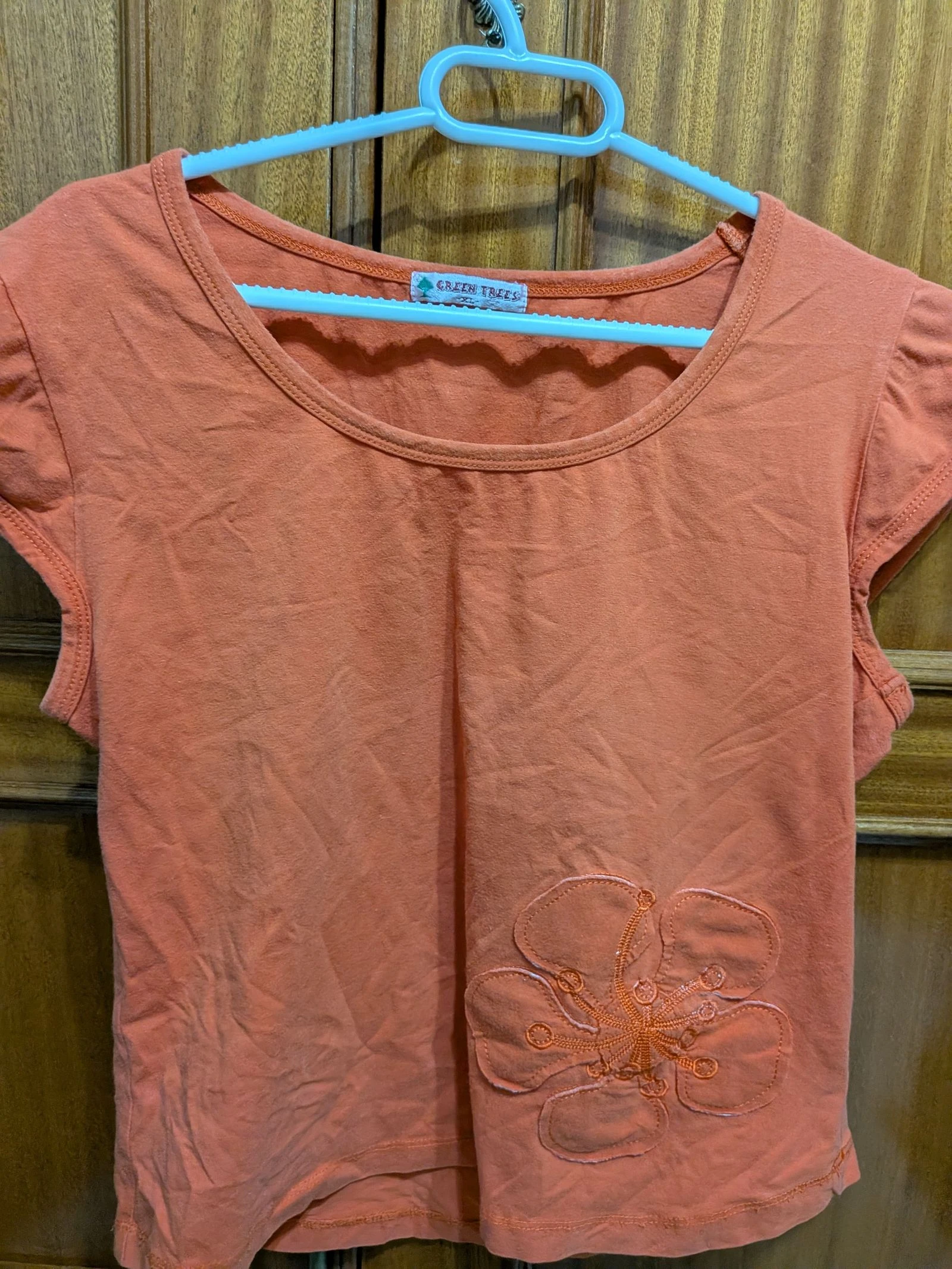 Camiseta laranja manga curta – photo 2